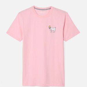 GOAT USA Pink Short Sleeve Tee men’s size S